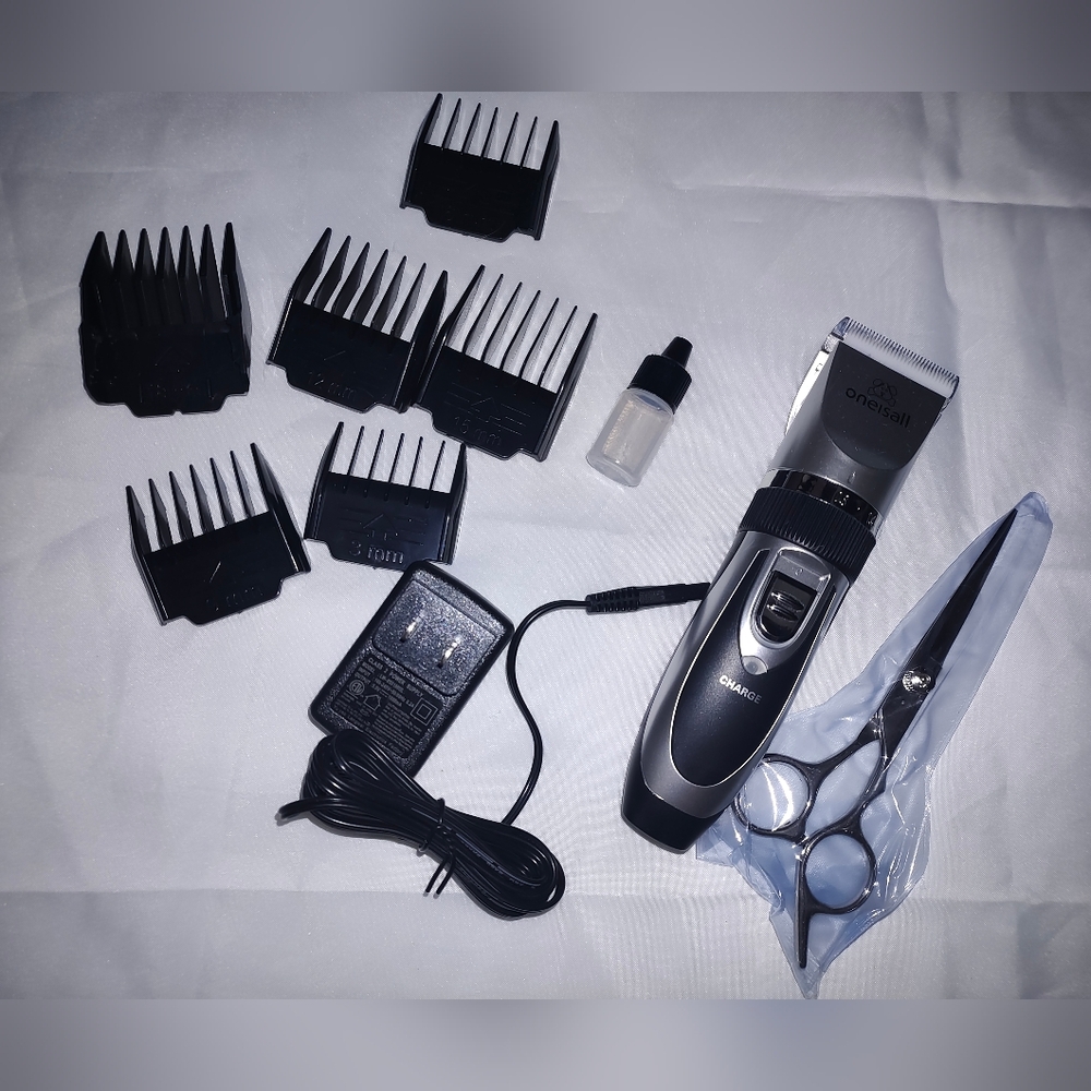 Professional dog grooming set